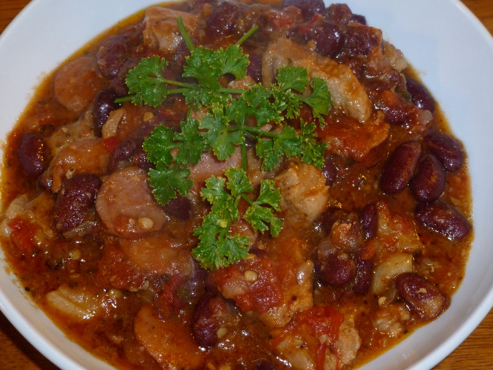 Dapur Komplit Pork and Sausage Chili