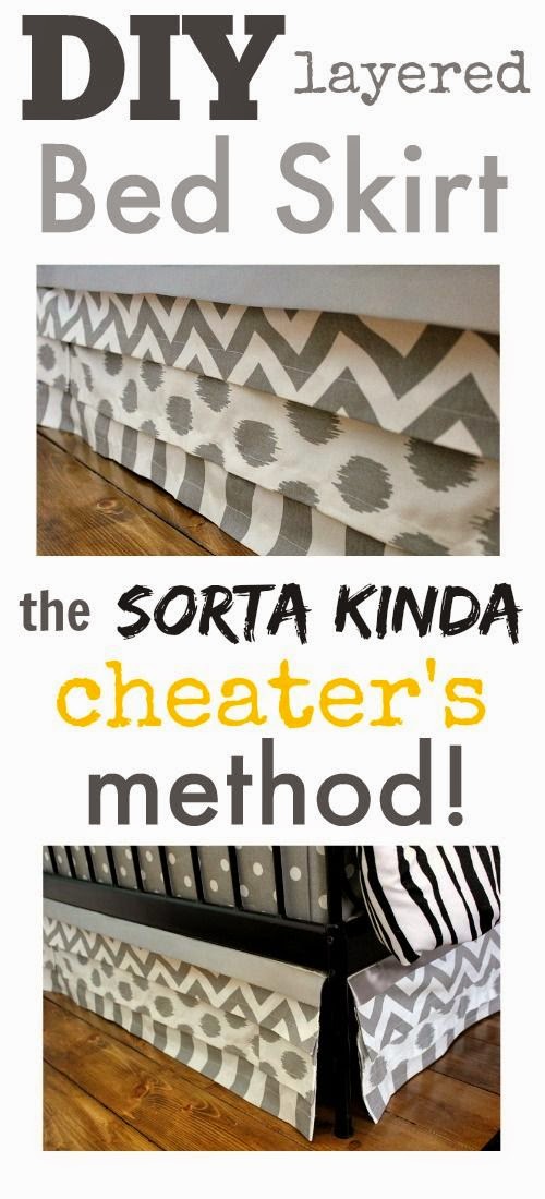 Best DIY Projects How to make an easy DIY bedskirt that looks really