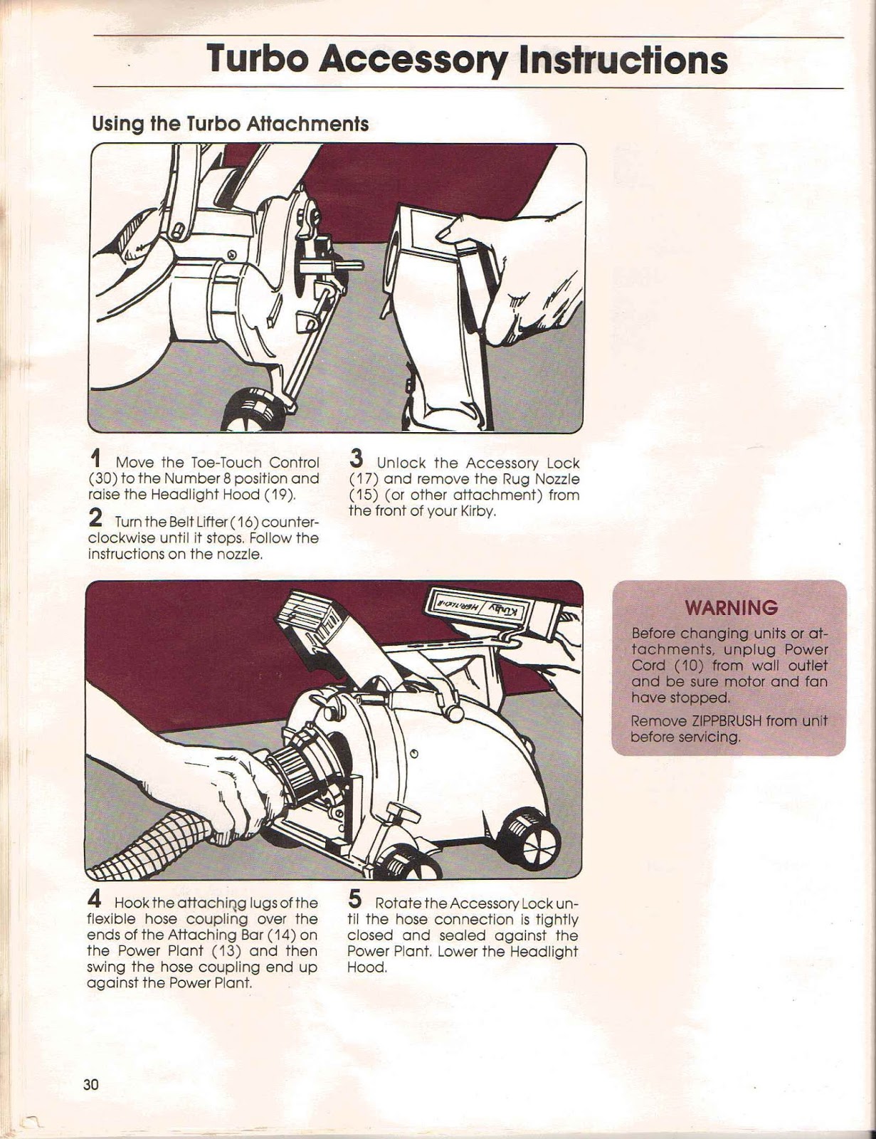 Kirby Instruction Manual - Heritage II, Legend & Legend II