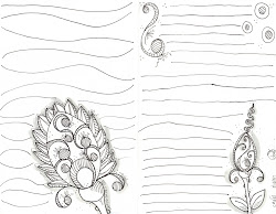 drawing doodle simple line drawings embellished tiny sketchbook challenge circles dots very complete