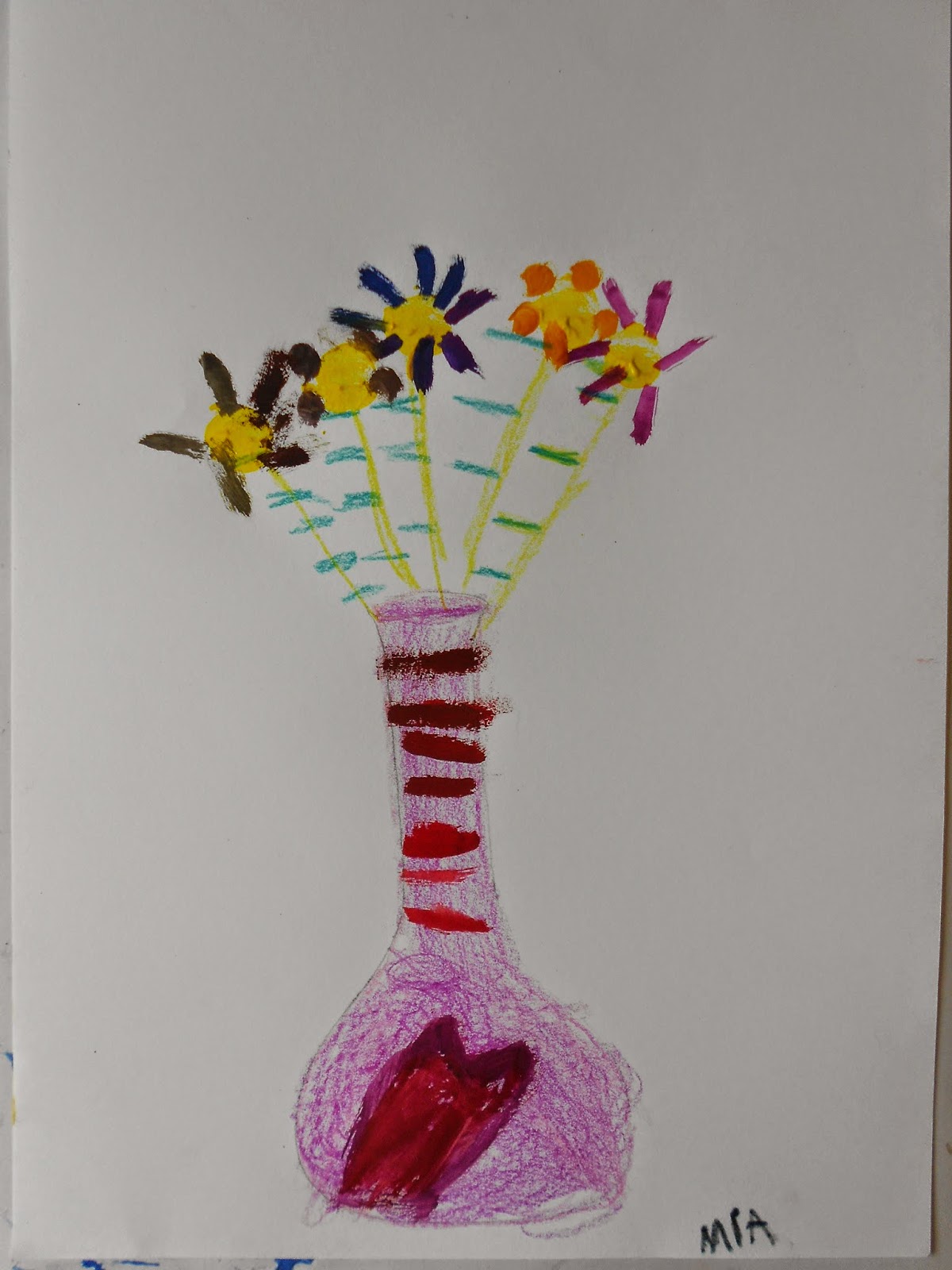 Learn, Explore, Create PreK Flowers in a Vase