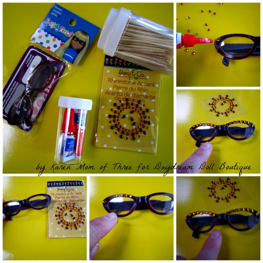 Dream. Dress. Play. Make It MondayGem Stone Glasses for 18" American Girl Doll Craft
