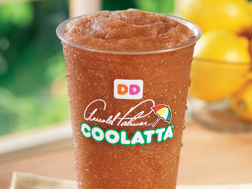 News Dunkin' Donuts New Arnold Palmer Coolatta Brand Eating