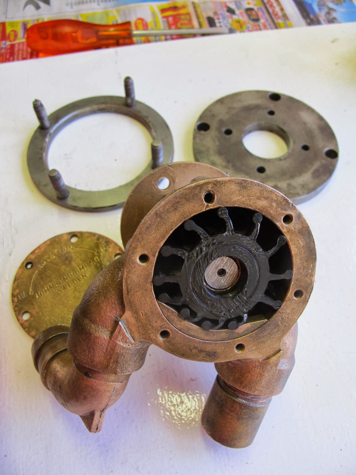 CKD Boats - Roy Mc Bride: Jabsco raw water pump