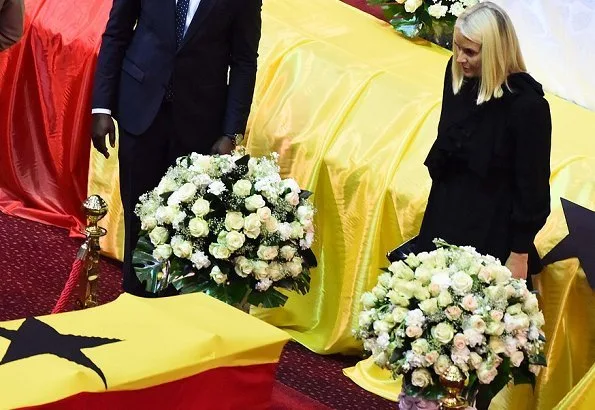 Crown Princess Mette-Marit of Norway, Dutch Princess Beatrix and Princess Mabel attended the funeral of Kofi Annan