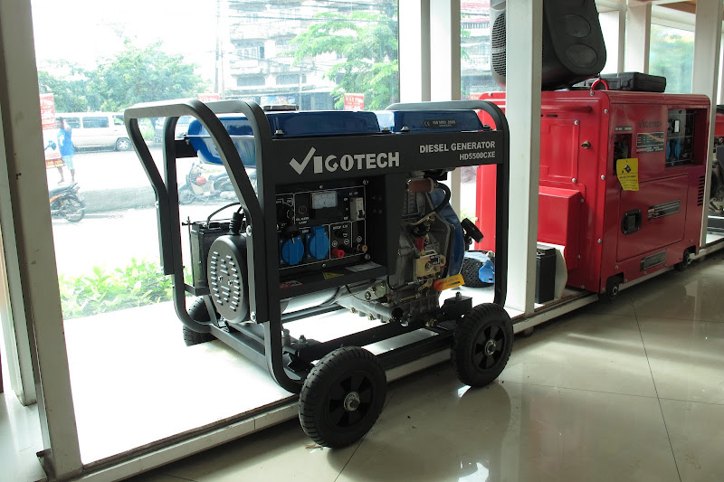 เครื่องปั่นไฟดีเซล 5,000 วัตต์ ราคาถูก ทน ใช้กับตู้เชื่อมไฟฟ้าได้