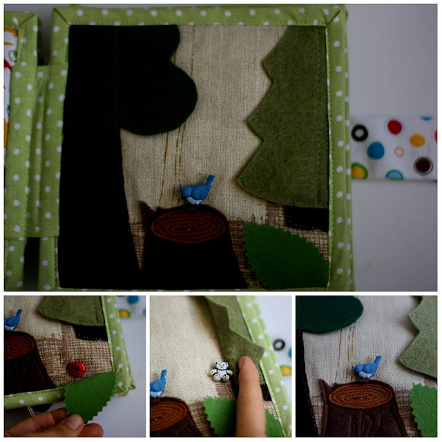 Handmade personalized  quiet book TomToy