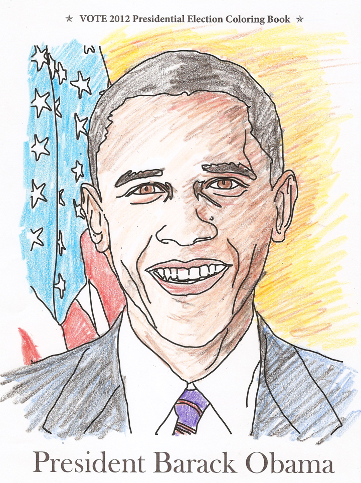 obama coloring book pages - photo #22