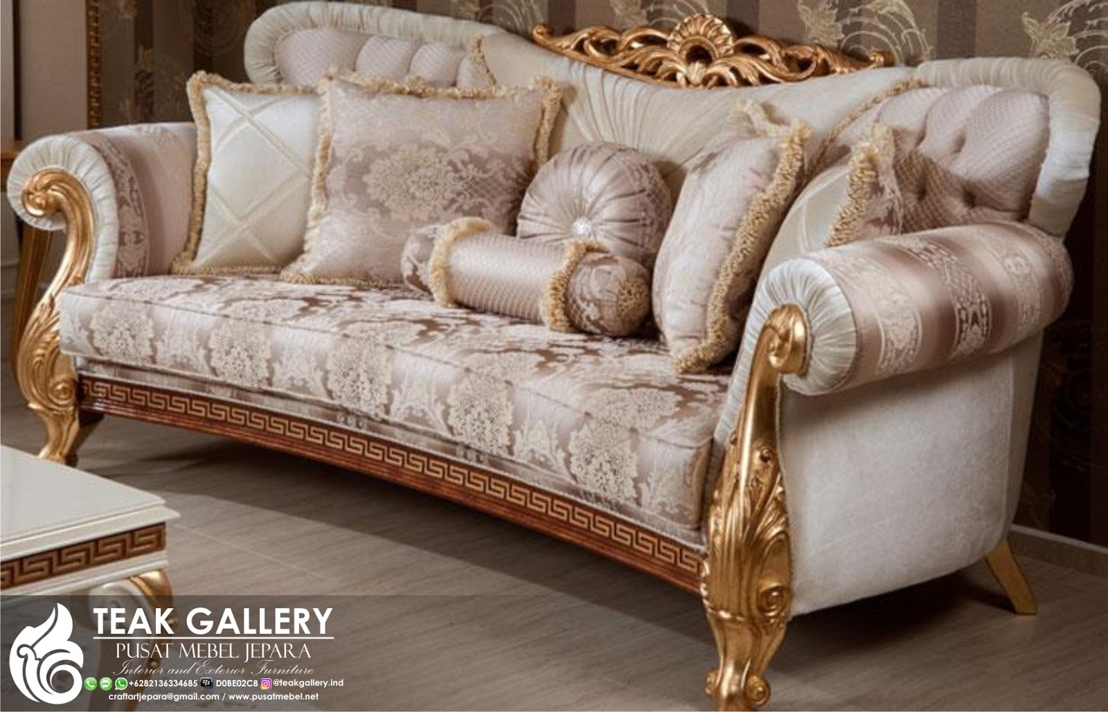 Teak Gallery Jepara Sofa Tamu Royal Koltuk Mewah Modern