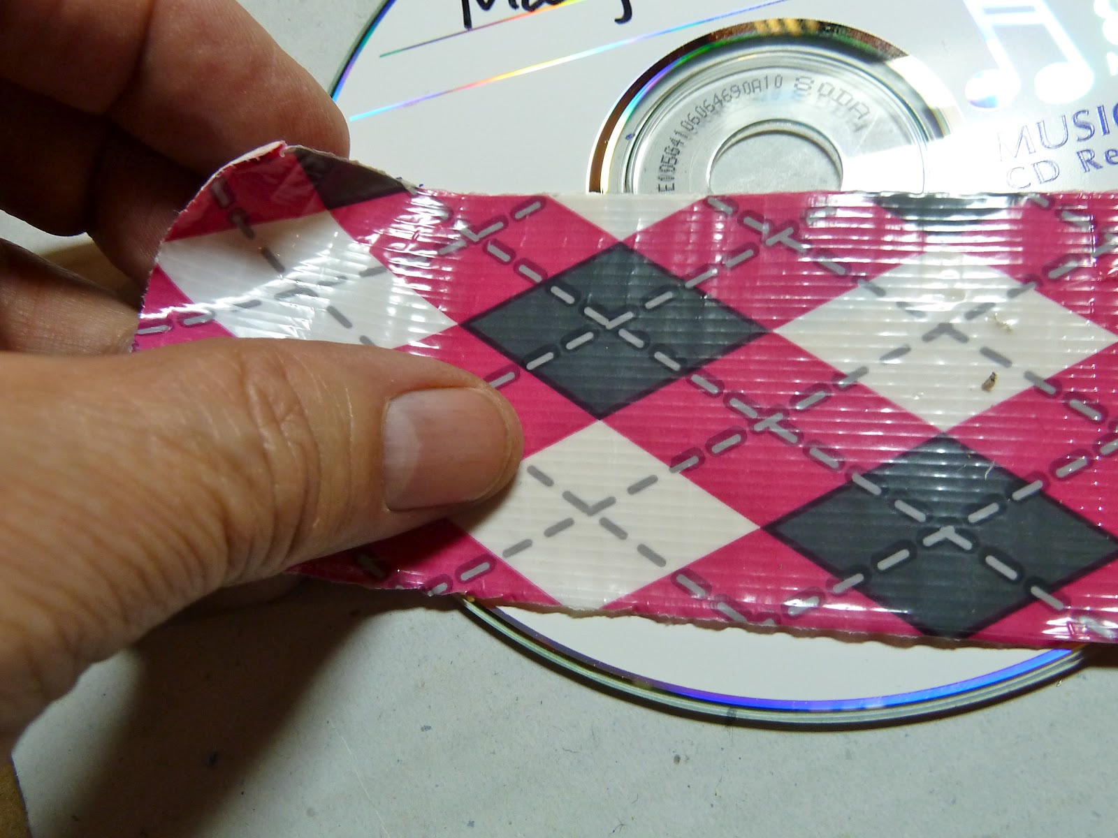 Make it easy crafts Recycled CD and/or Duct Tape Puzzle Earrings