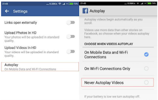Cara Mematikan Autoplay Video Facebook di Android & iPhone