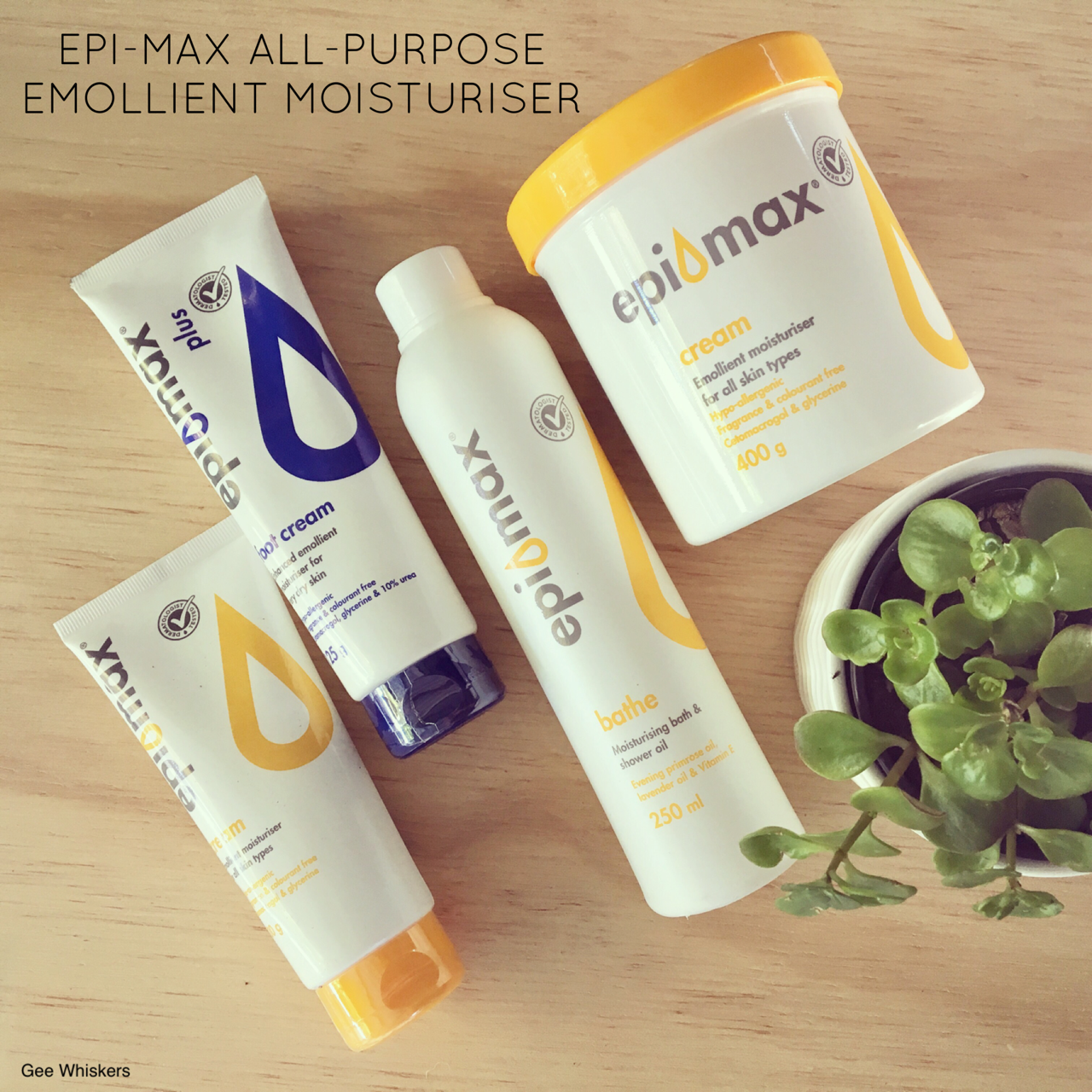 Epimax All purpose emollient moisturiser / Gee Whiskers!