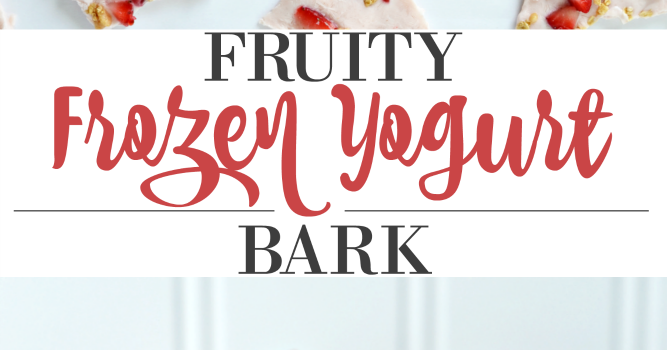 Fruity Frozen Yogurt Bark