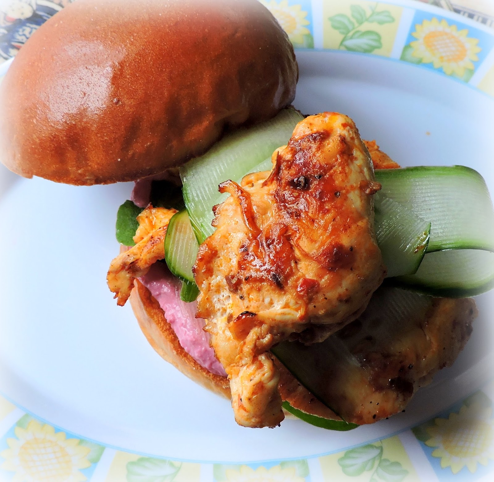The English Kitchen Spicy Chicken Burgers