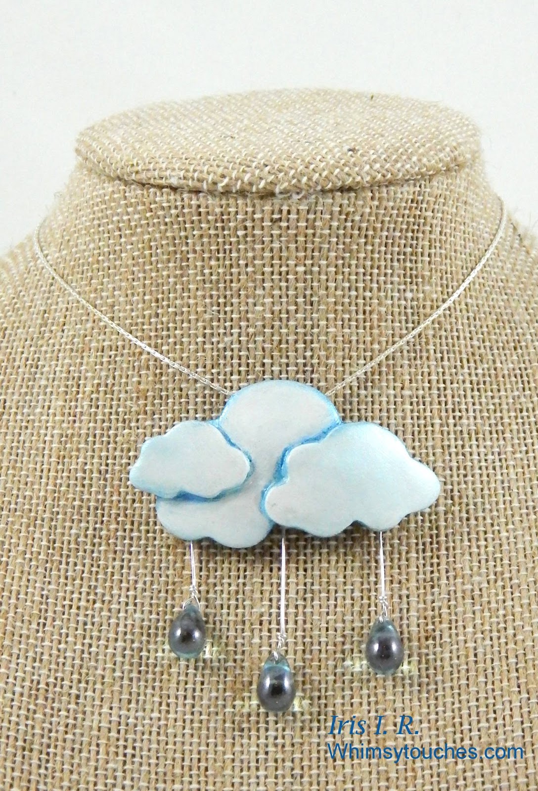 Rain Cloud Necklace
