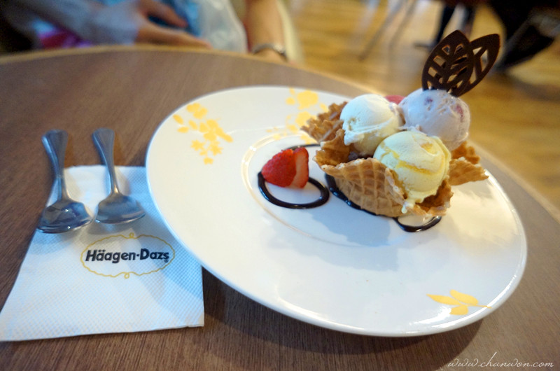 HaagenDazs Chocolate Fondue & Flower Blossom♥ Travel