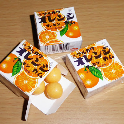 納豆ガム（納豆にオレンジフーセンガムを合わせる！）