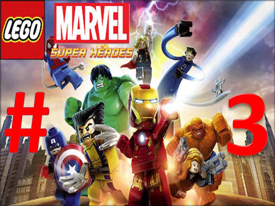 LEGO Marvel Super Heroes 3 أبطال هيرو وساعدنا الرجل العنكبوتي