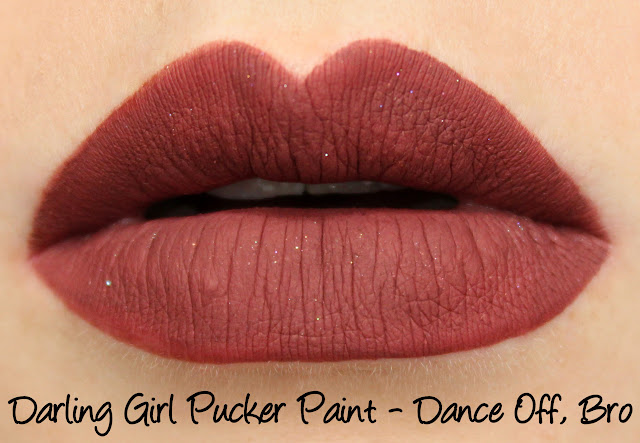 Darling Girl Cosmetics - Dance Off, Bro Pucker Paint Swatches & Review