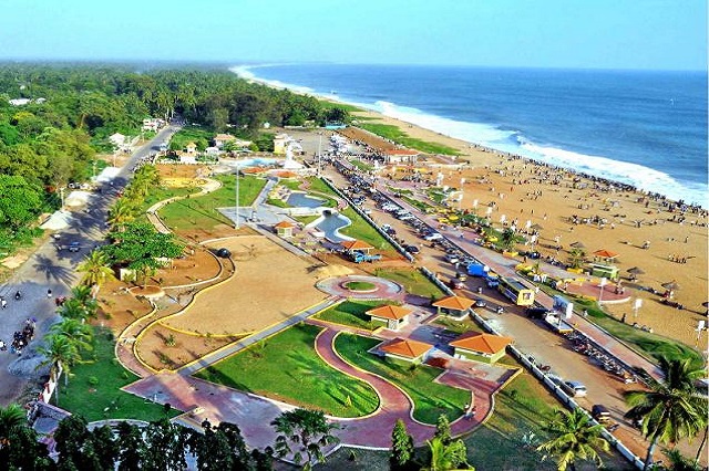 Kollam Beach in Kerala