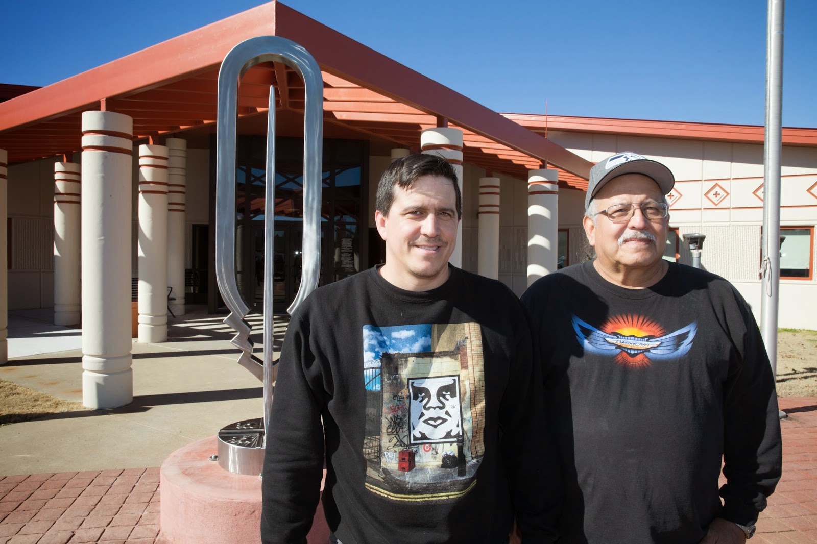 KXMX Local News Prayer Feather Sculptures Added to Health Centers