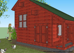 plans chicken coop construction dog cb100 combo building completed insulated perspective