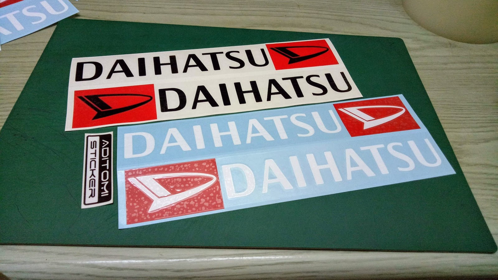 aditomi sticker collection Daihatsu + logo side door sticker