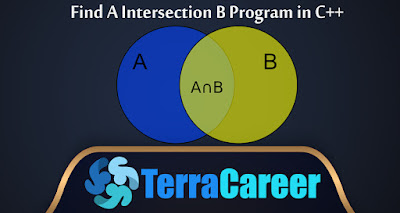 Find A Intersection B Program in C++