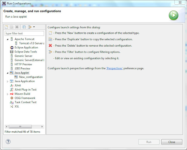 How to Run Applet in Eclipse?