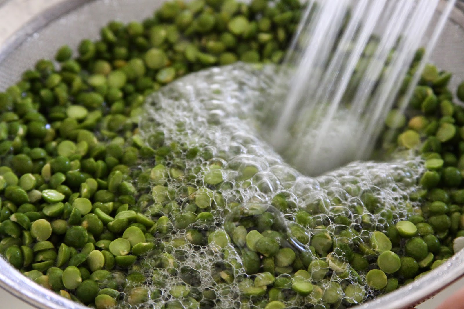 That harpist can cook! Split Pea Soup
