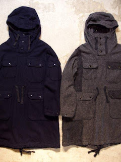 FWK by Engineered Garments "Over Parka - 16oz Wool Flannel & Block HB" Fall/Winter 2015 SUNRISE MARKET