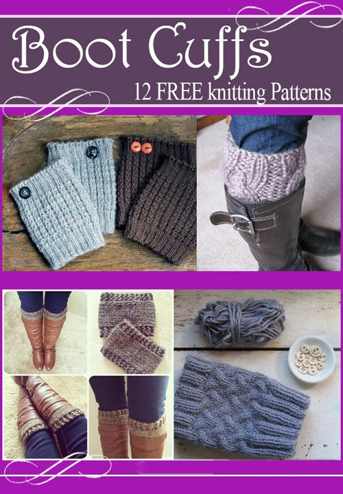 Boot Cuffs Free Knitting Patterns
