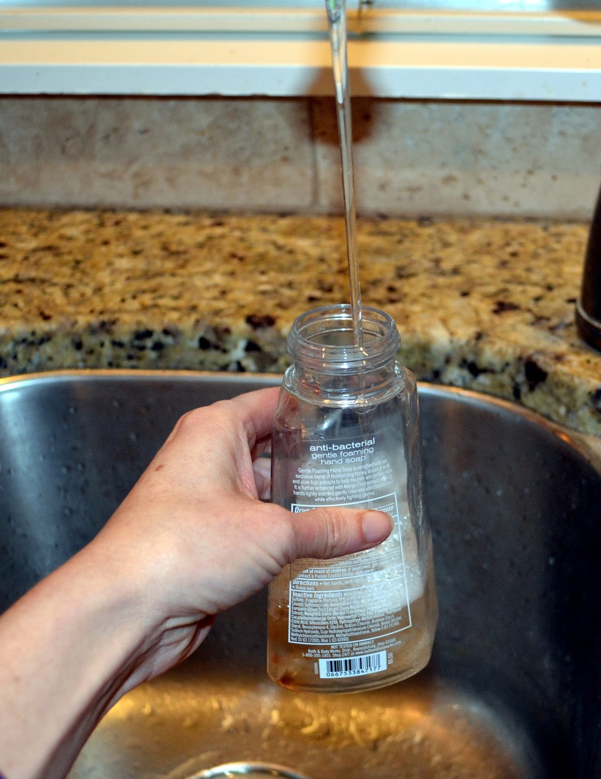 Make your own foaming hand soap refill