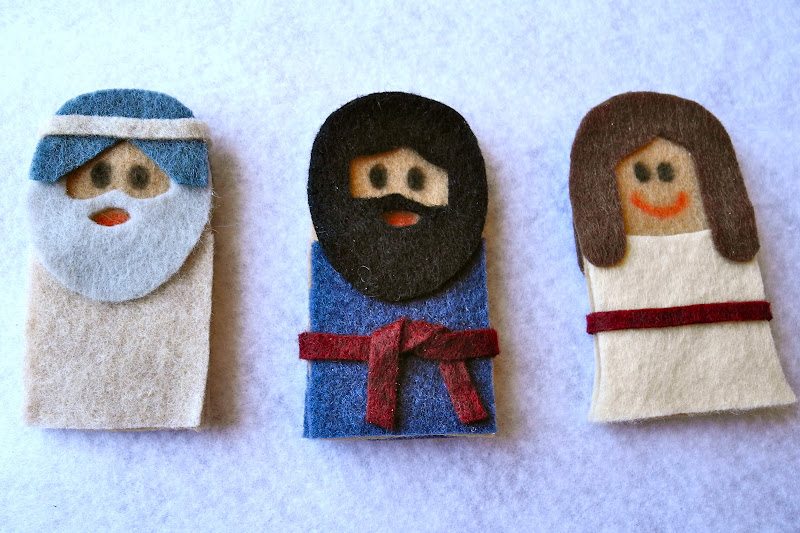 A Song of Sixpence: Bible stories finger puppets