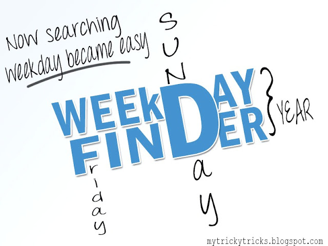 Weekday Finder, Sanket Misal