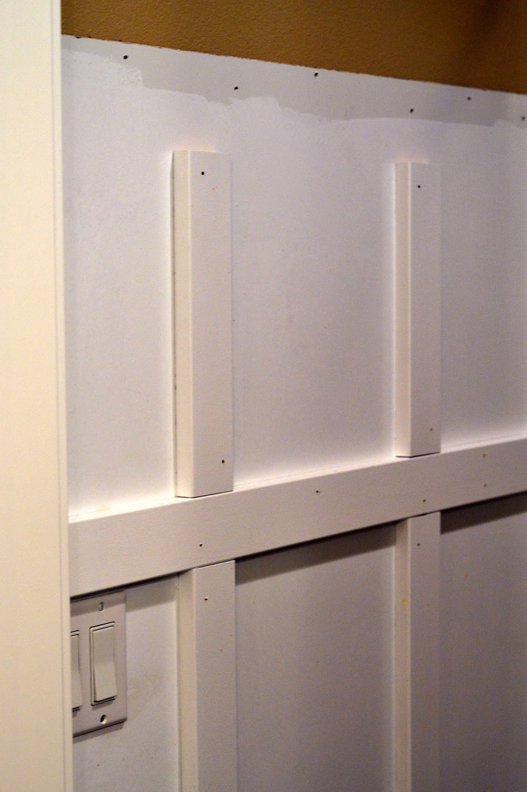 True Board and Batten a tutorial on installing on textured walls