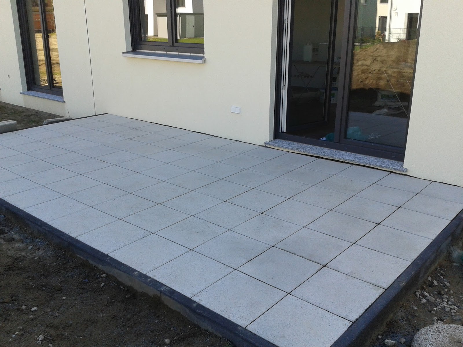 Bautagebuch: unsere eigenen vier Wände : Die Terrasse ist endlich fertig!!!