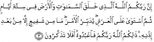 Telaga Muhammad: Penciptaan Enam Masa