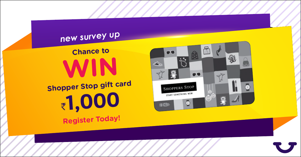Week 4th Survey To Win Shopper Stop Gift Card Giveaway Free Sample