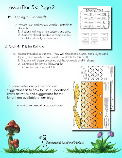 Glimmercat: Letter of the Week for K