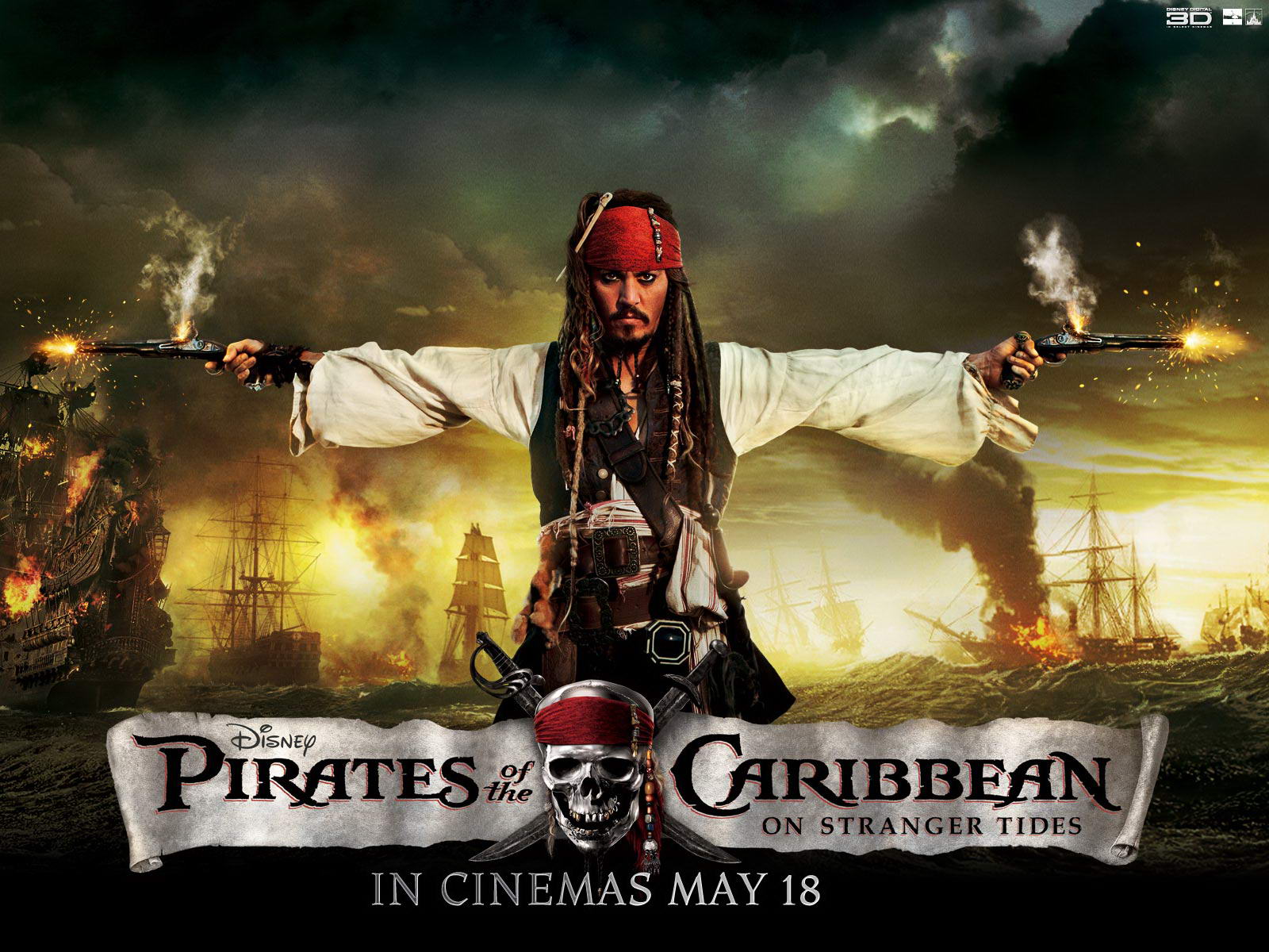 Piratas del Caribe: Navegando aguas misteriosas