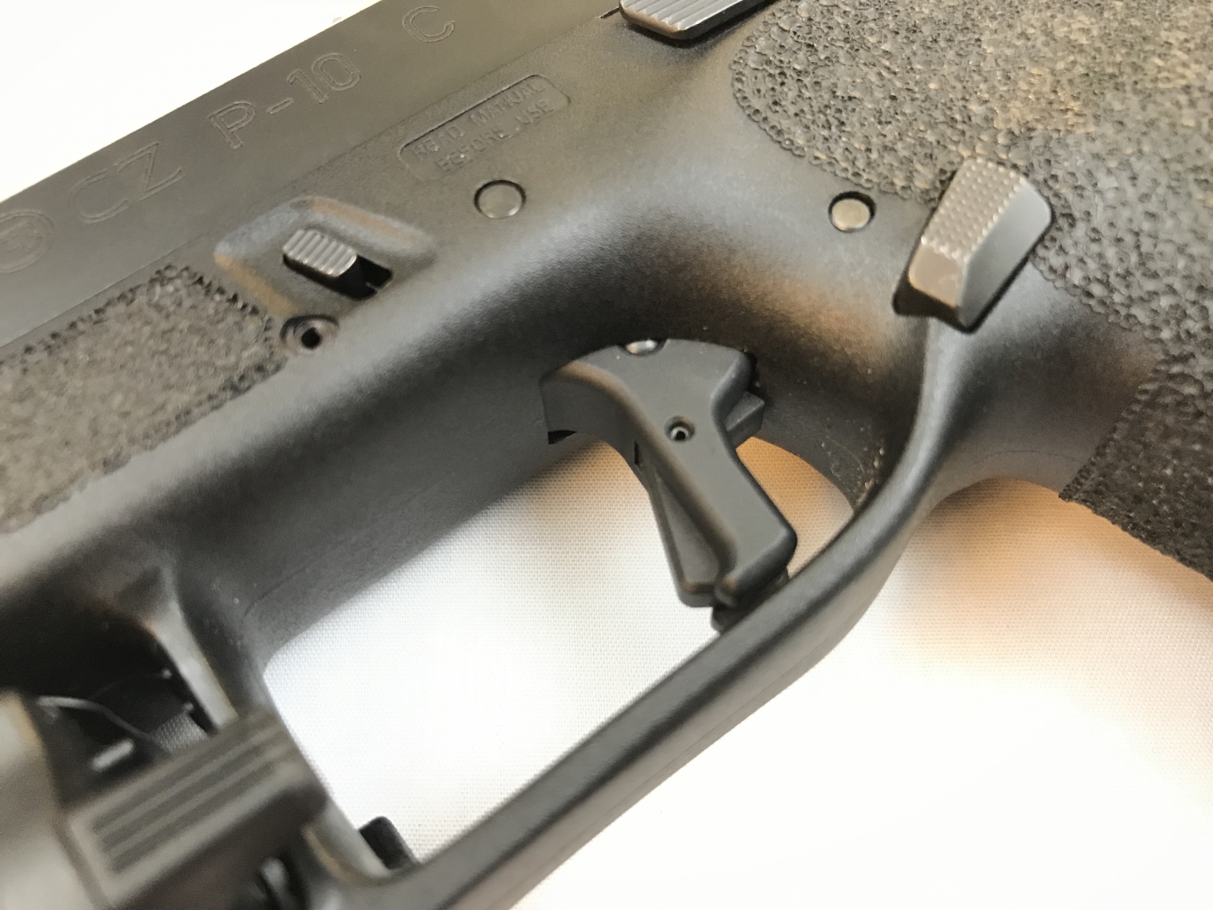 Minivan Door Gunner CZ P10C HB Industries Theta Flat Trigger