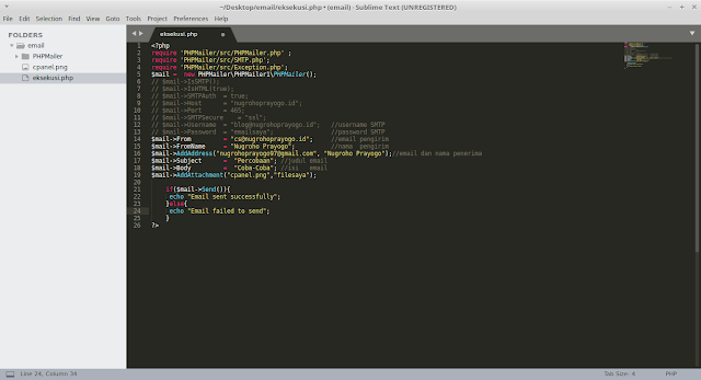 Cara Mudah Membuat PHP Bisa Mengirim Email Secara Otomatis