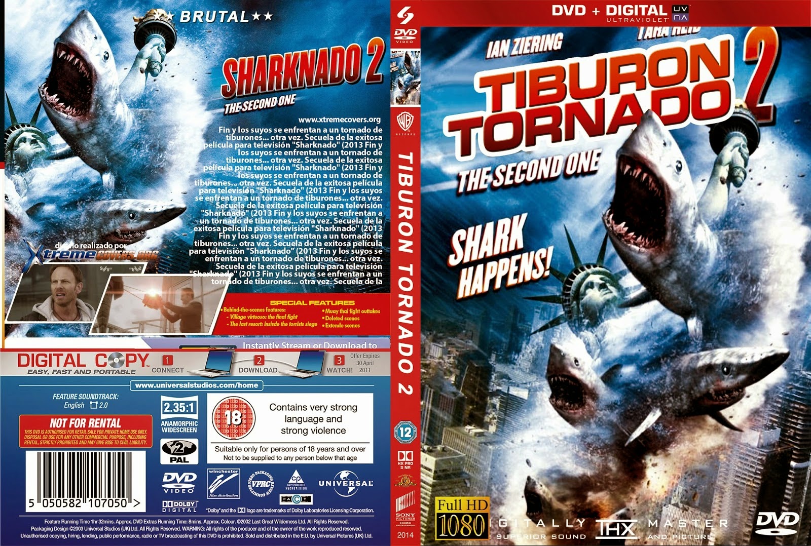 Cover Sharknado 2 Dvd 