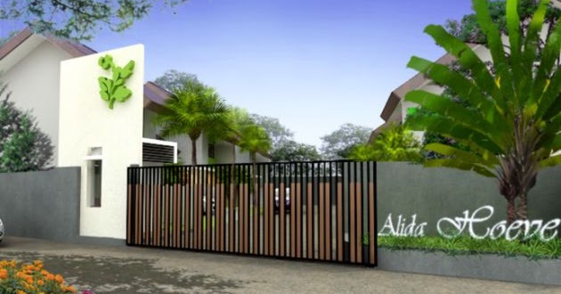 bagus Pagar Rumah Kayu Sederhana