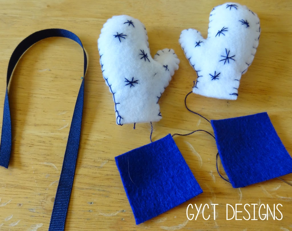 DIY Keepsake Mitten Ornaments Tutorial Sew Simple Home
