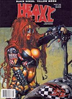 Simon Bisley - Cover art for Heavy Metal Magazine, March 1998