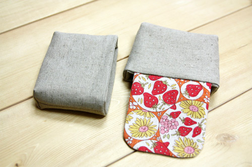 Sewing Fabric Gift Card or Business Card Holder. Tutorial DIY in Pictures. 