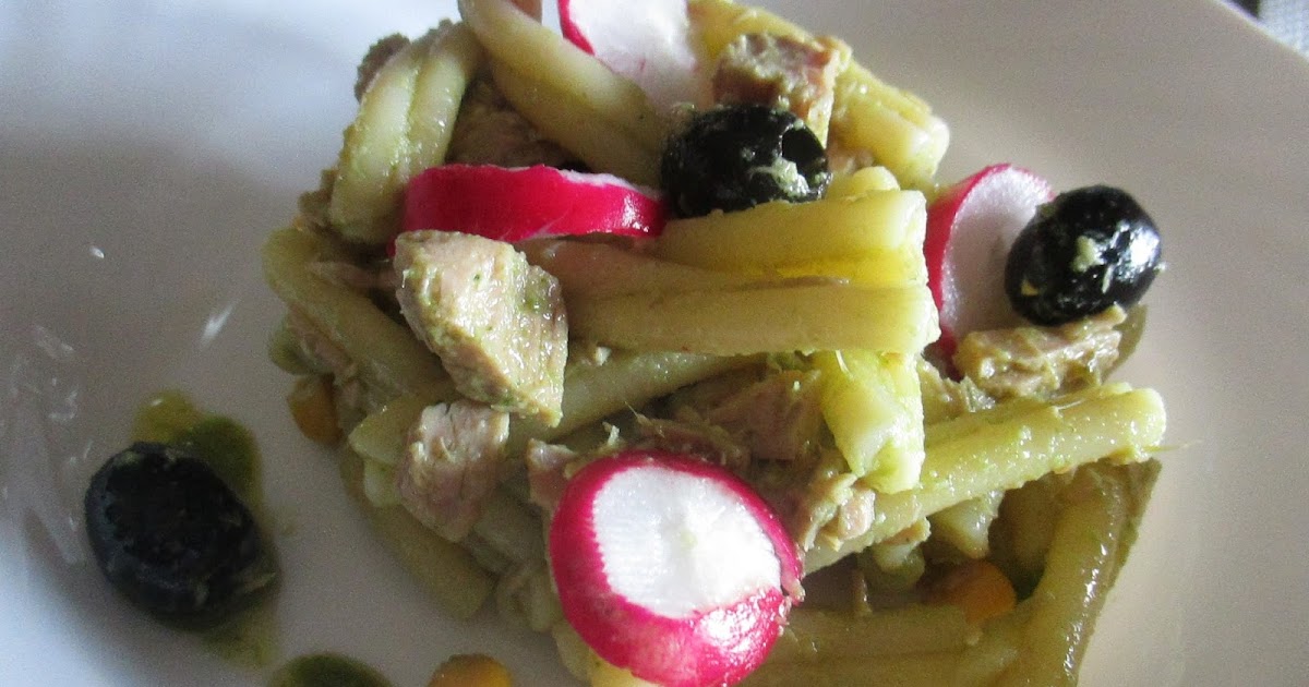 FANTASIE IN FORNO PASTA SALAD WITH TUNA, PESTO OF BASIL AND RADISHES