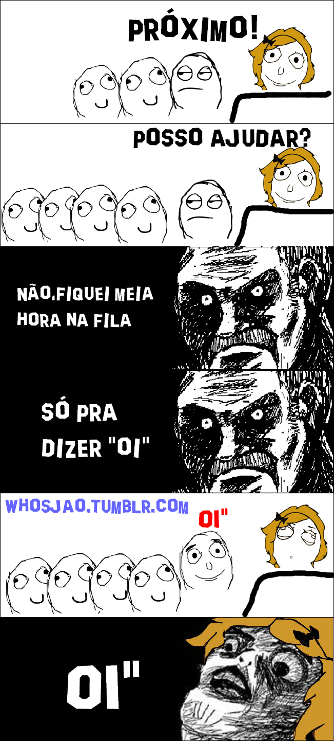 Só vim te dizer oi!